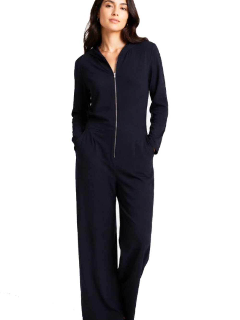 eShakti Tailored Dark Navy Blue Jumpsuit Size 14